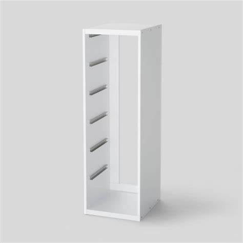 Tall Sliding Bin Cube White- Brightroom