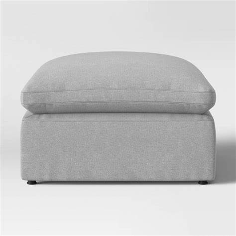 Allandale Modular Sectional Sofa Ottoman Gray- Threshold