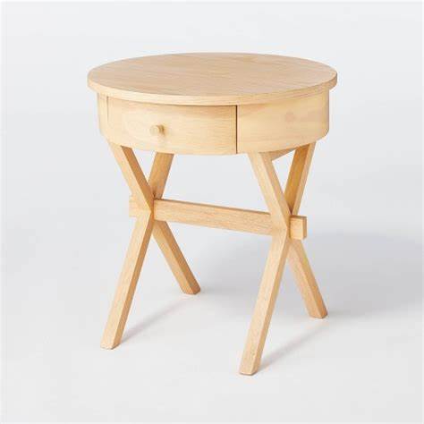 Wasatch Side Table with Drawer Light Natural -Threshold designed with Studio McGee