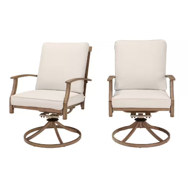 Geneva 4-Piece Swivel Outdoor Patio Chairs