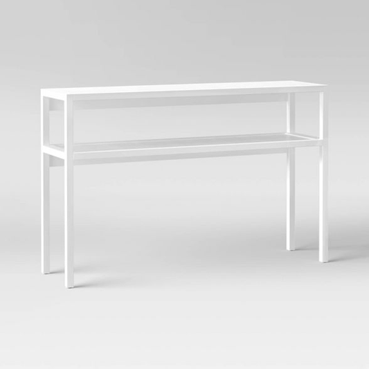 Warwick Narrow Console Table White- Threshold