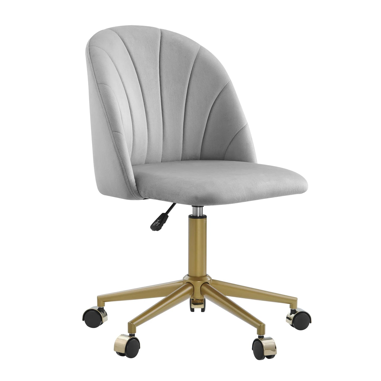 Linon Adalynn Gold Grey Desk Chair