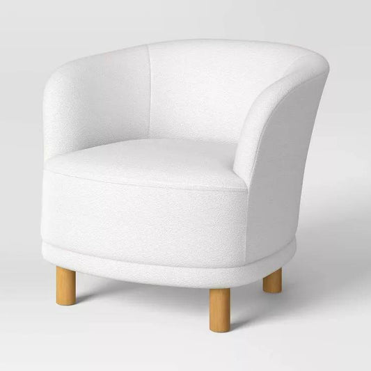 THRESHOLD Dukes Sculptural Barrel Accent Chair