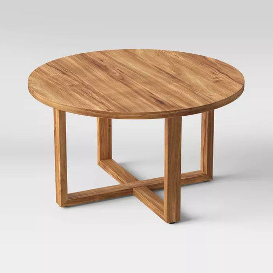 Sindri Round Wooden Coffee Table Brown - Project 62