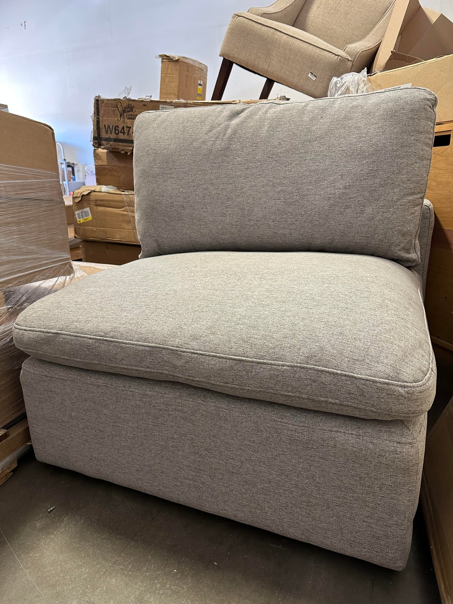 Allandale Modular Armless Sectional Sofa Chair OPEN BOX - Threshold